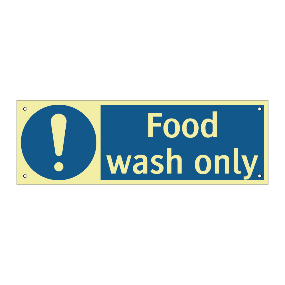 Food wash only
