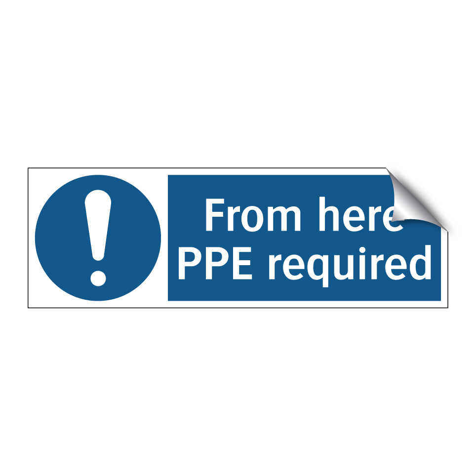 From here PPE required