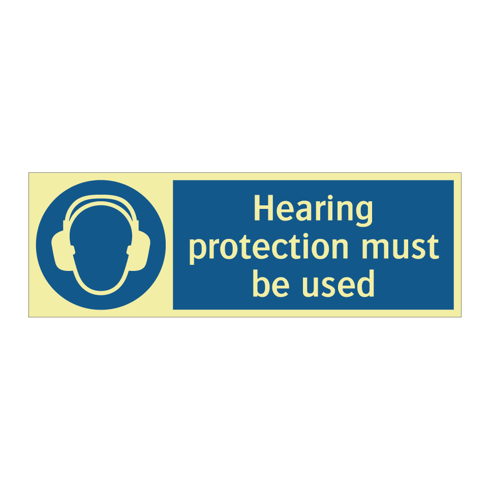 Hearing protection must be used