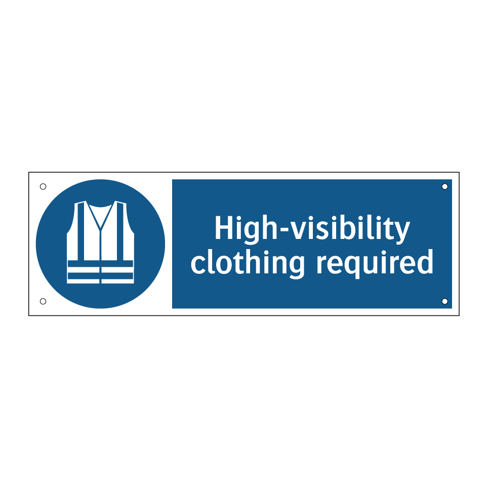 High-visibility clothing required