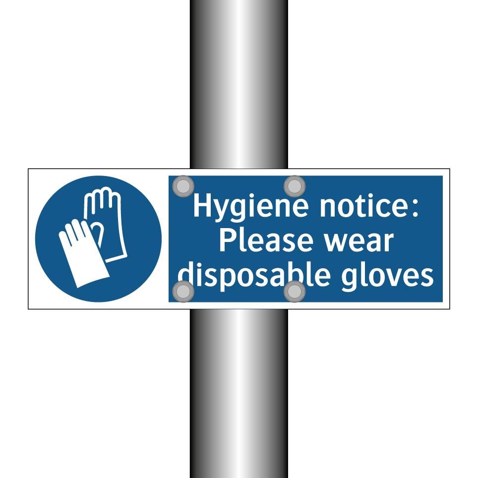 Hygiene notice: Please wear disposable gloves