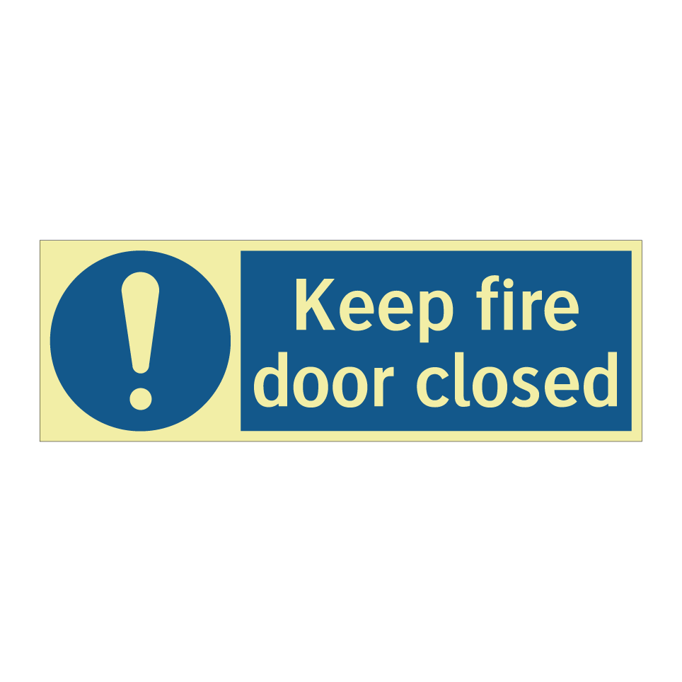 Keep fire door closed