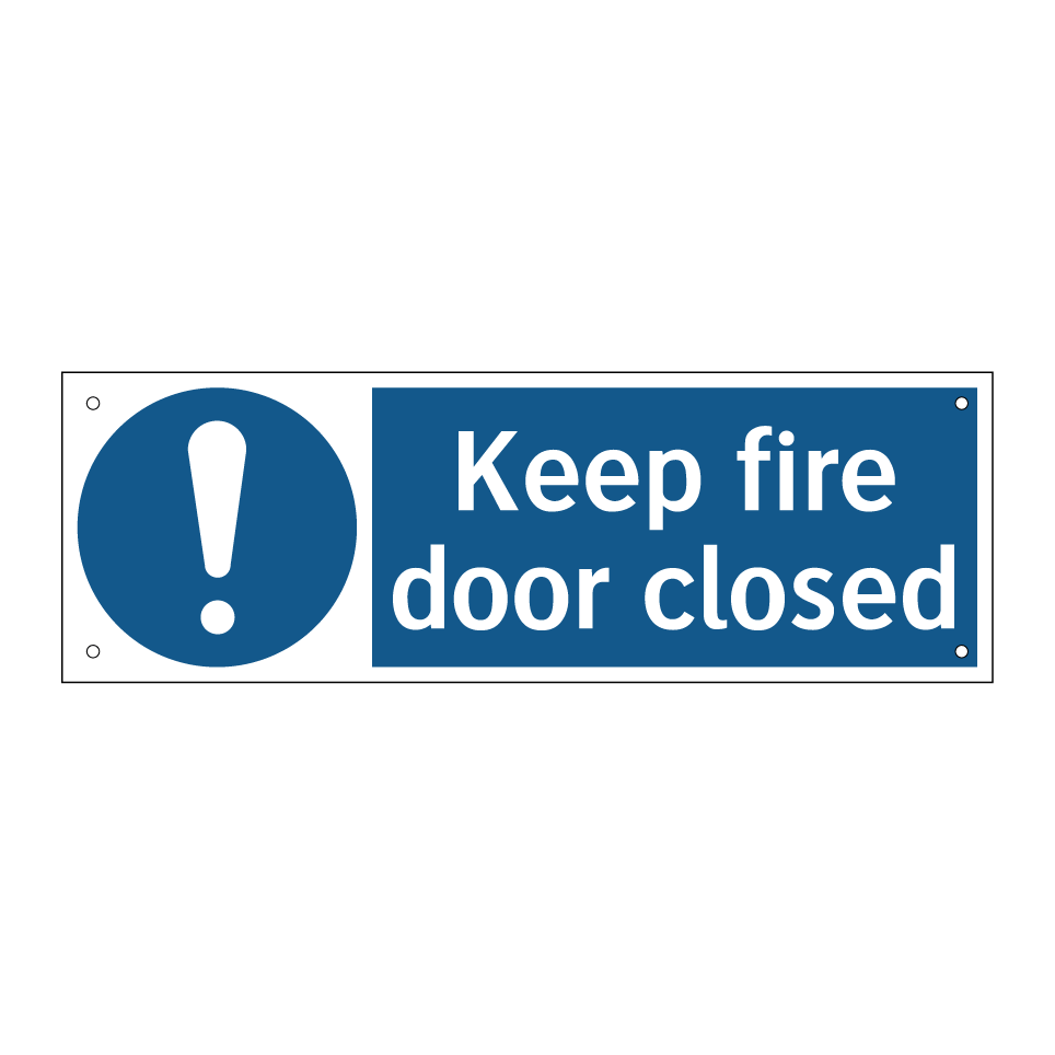 Keep fire door closed