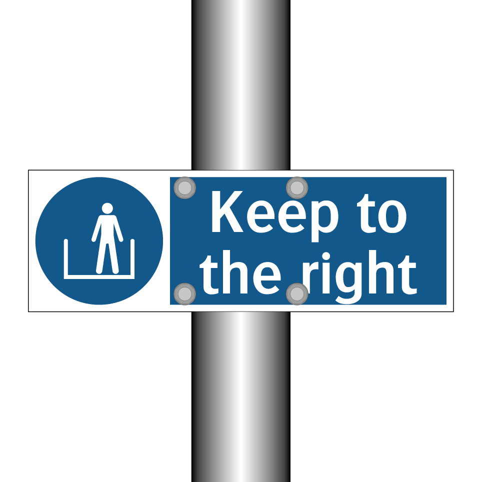 Keep to the right
