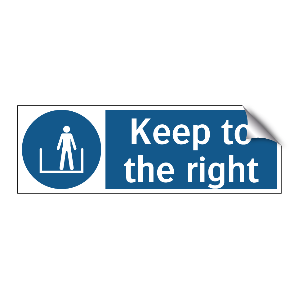 Keep to the right