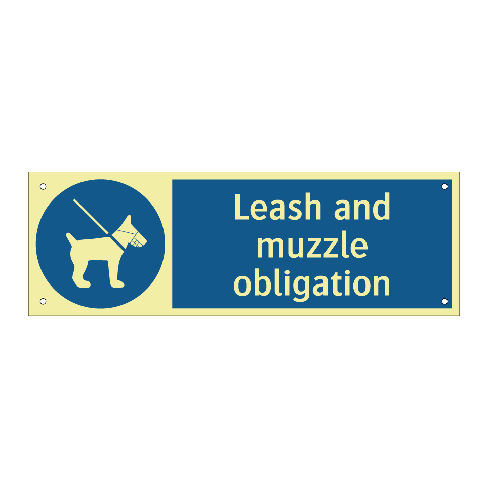 Leash and muzzle obligation