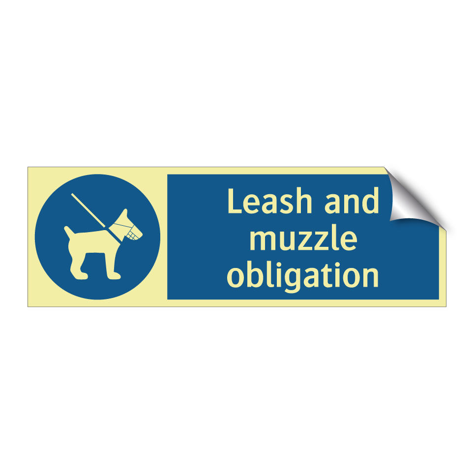 Leash and muzzle obligation