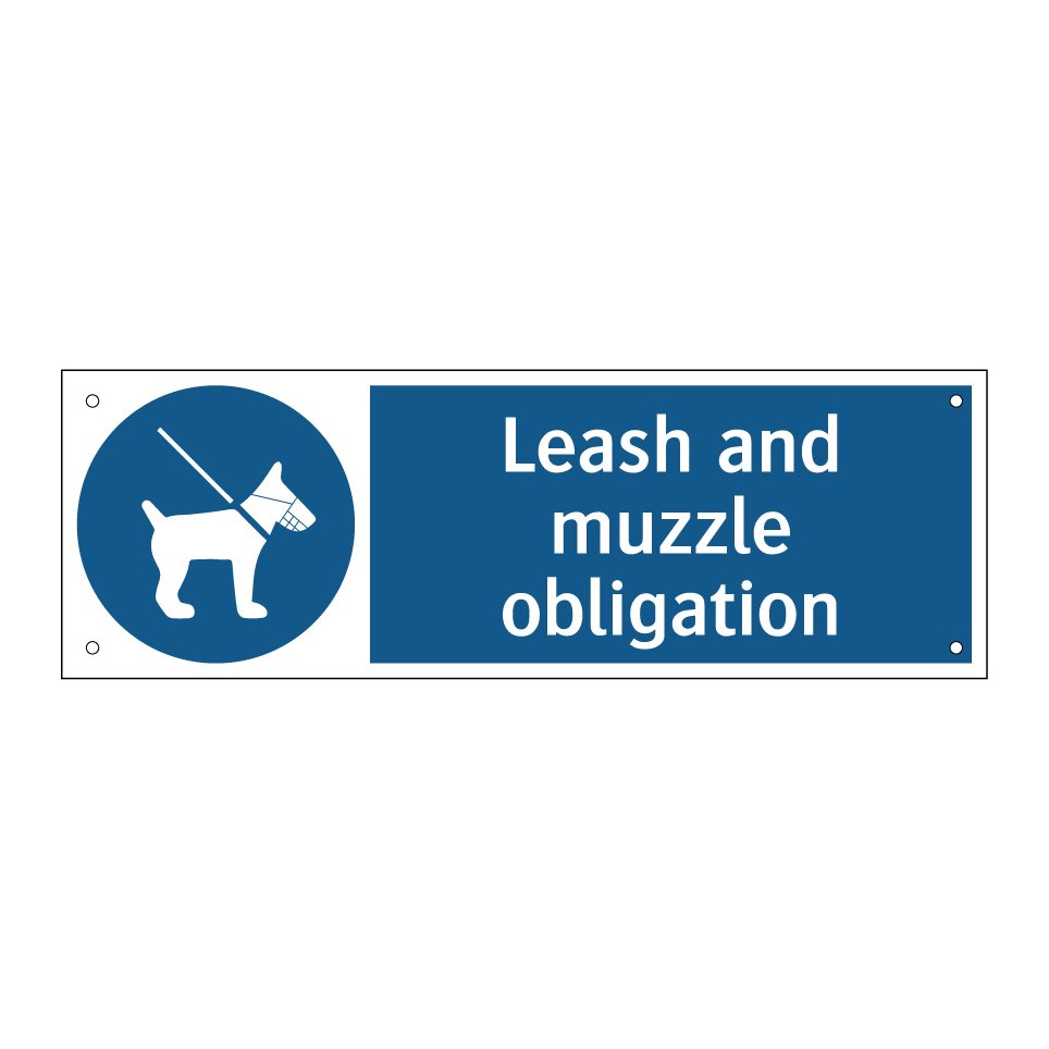 Leash and muzzle obligation
