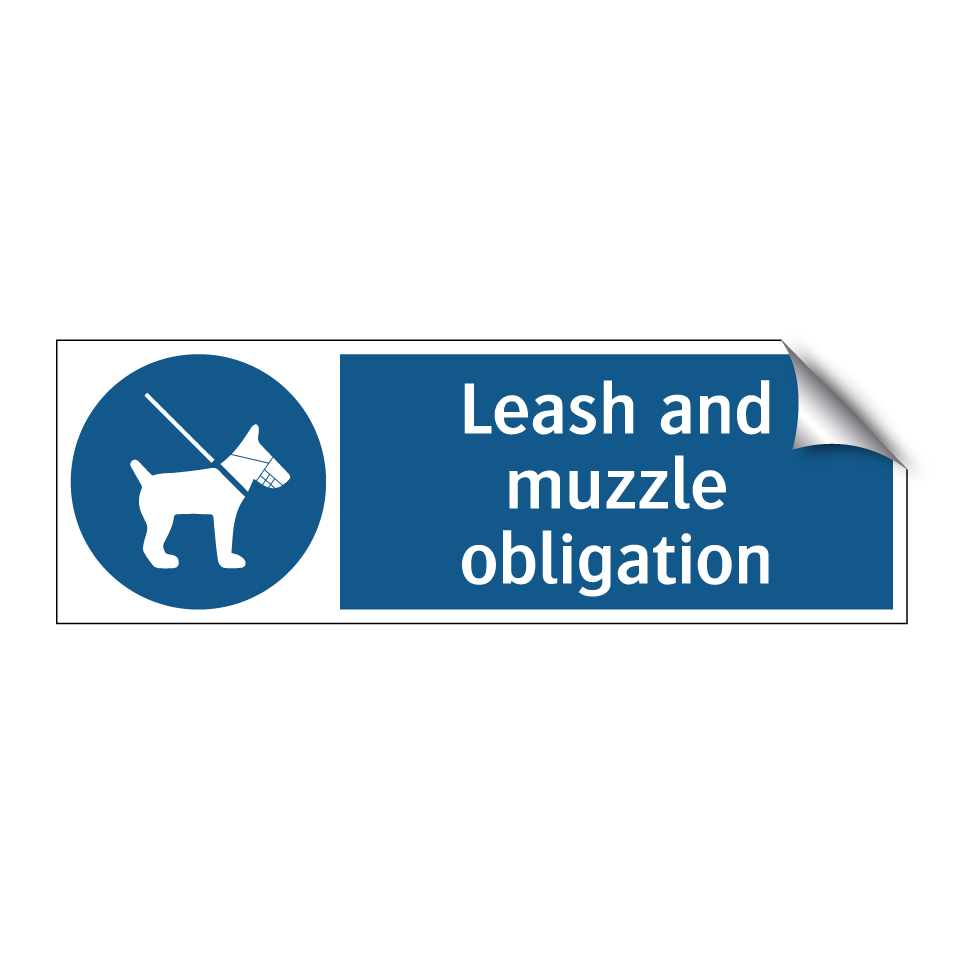 Leash and muzzle obligation