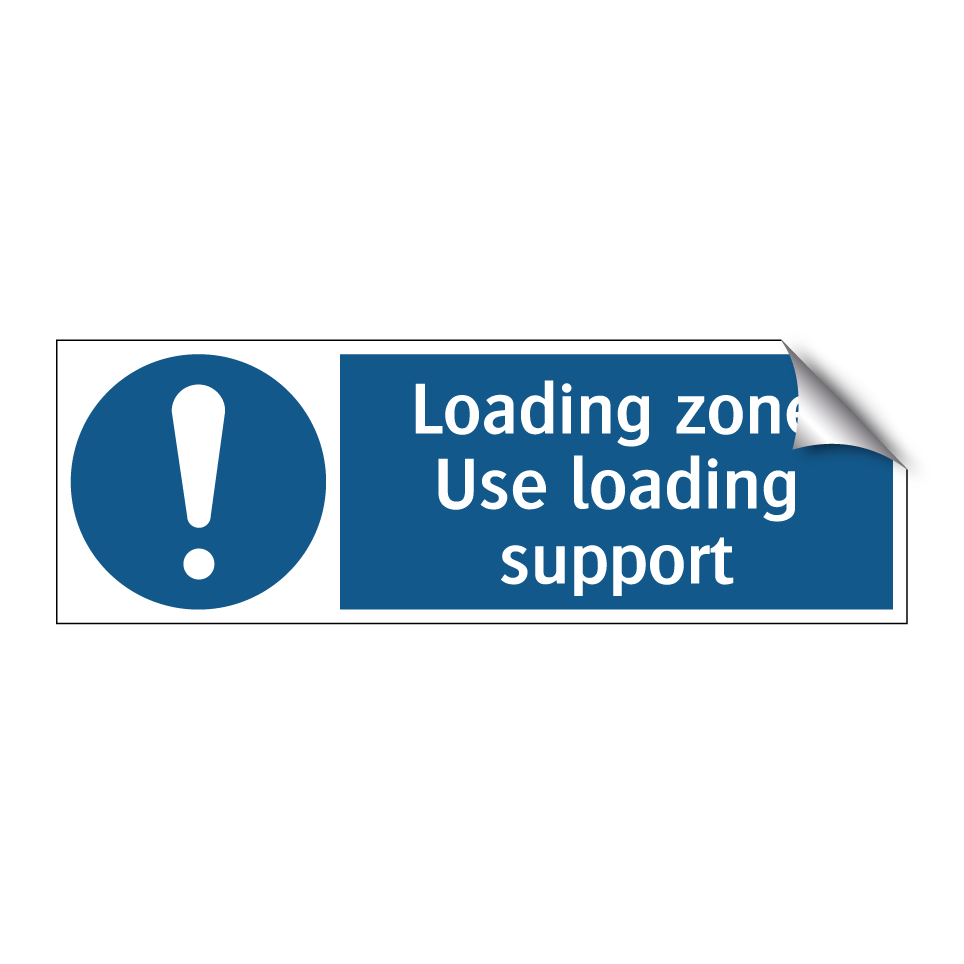 Loading zone Use loading support