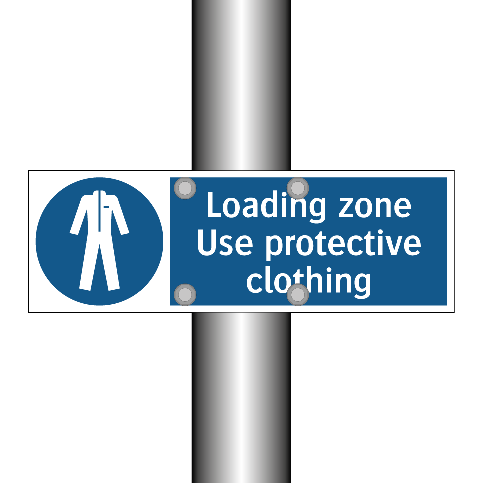 Loading zone Use protective clothing