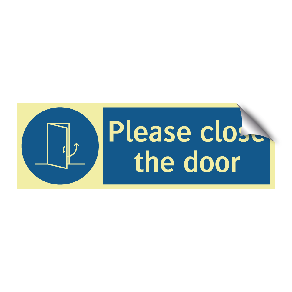 Please close the door
