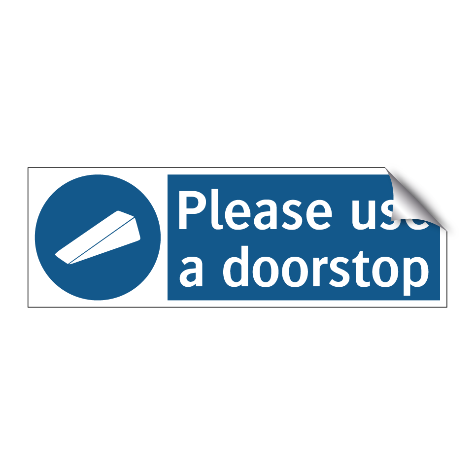 Please use a doorstop