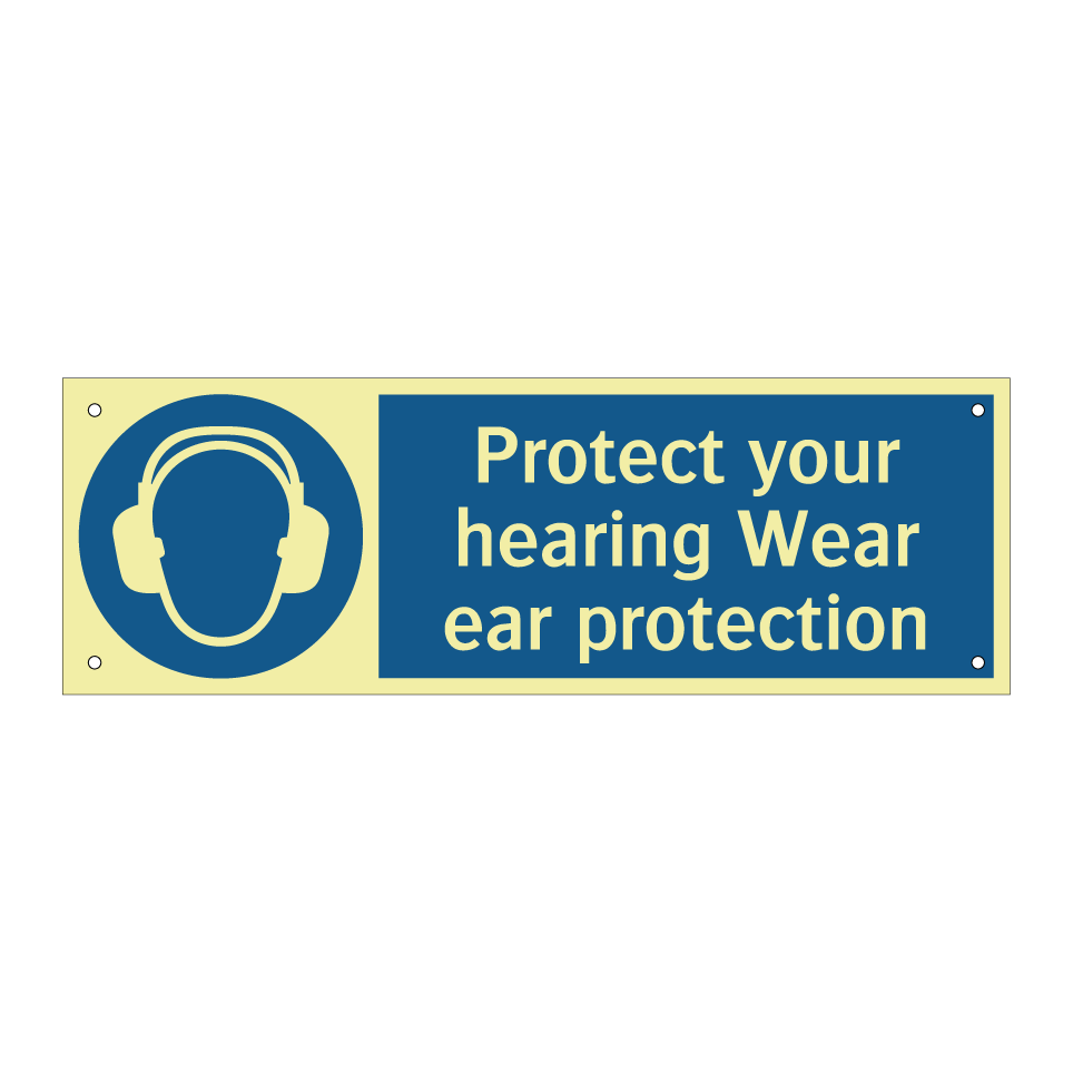 Protect your hearing Wear ear protection