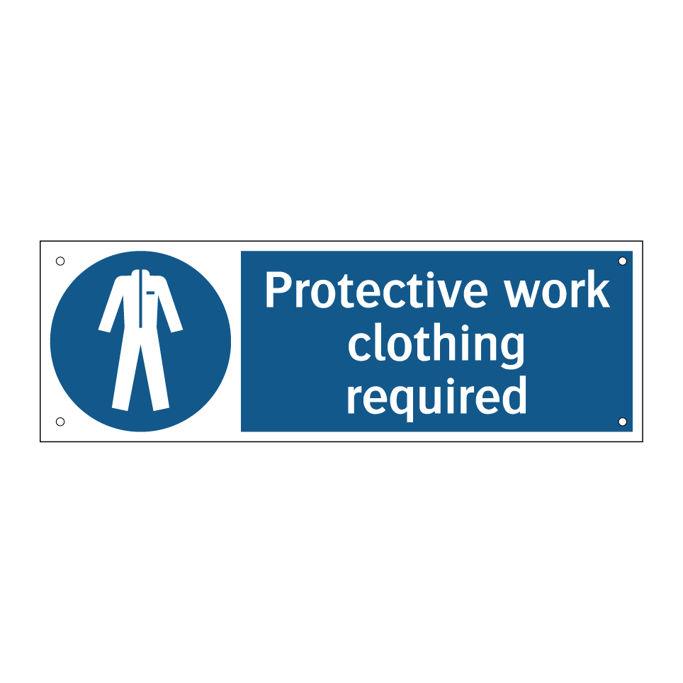 Protective work clothing required
