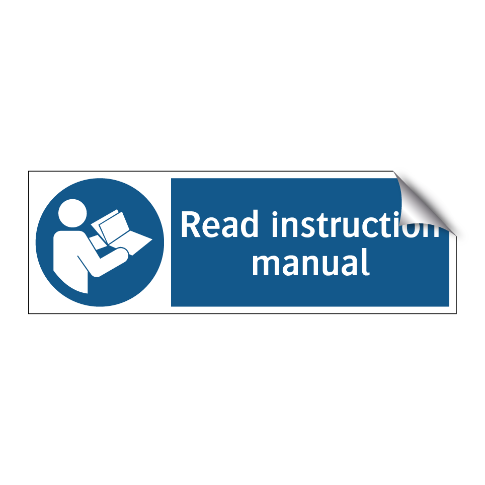 Read instruction manual