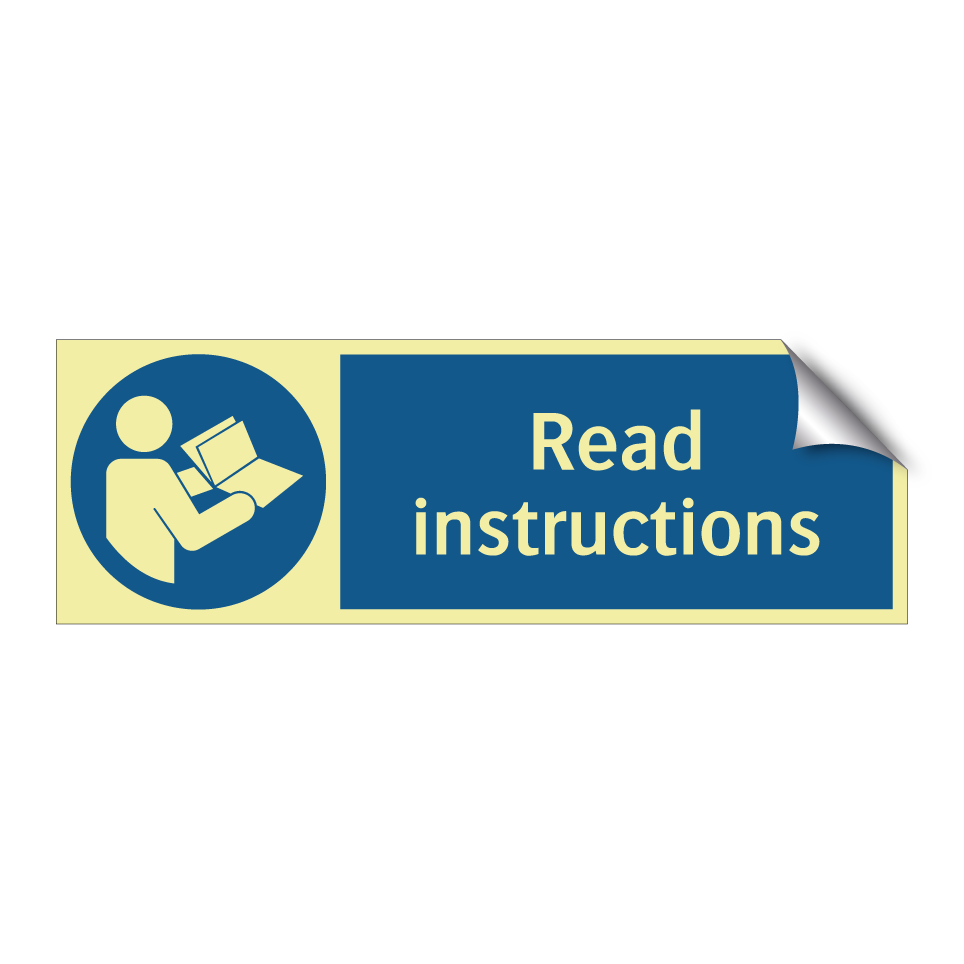 Read instructions
