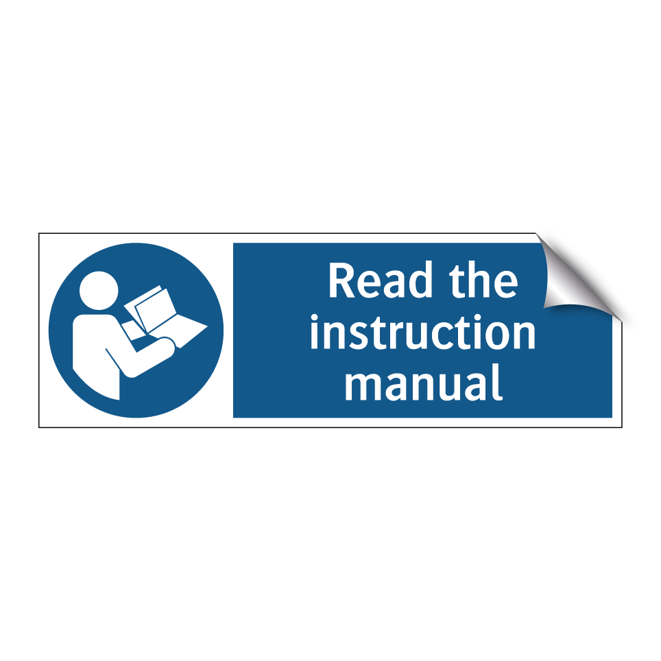 Read the instruction manual