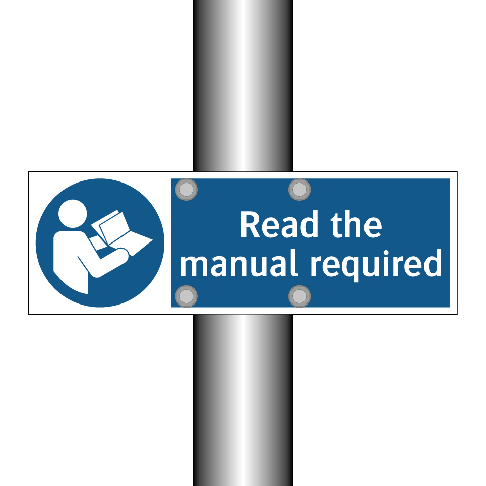Read the manual required