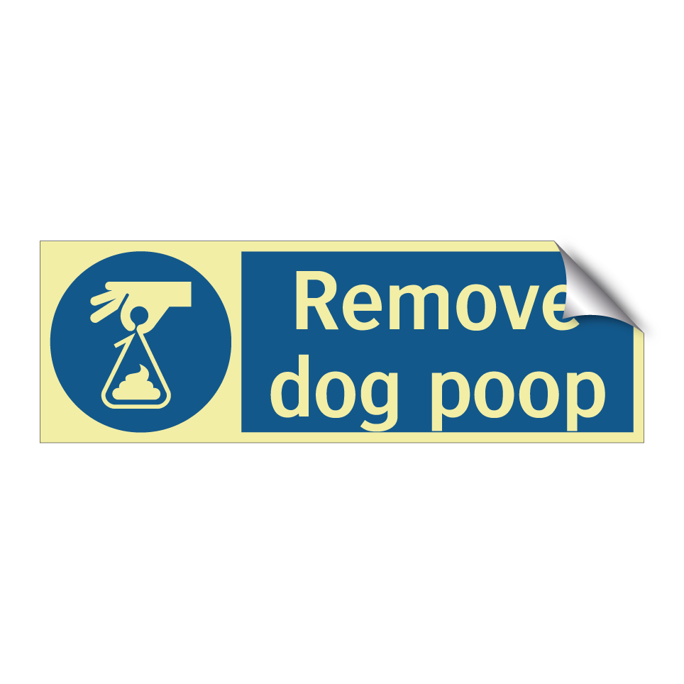 Remove dog poop