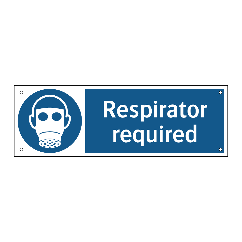 Respirator required