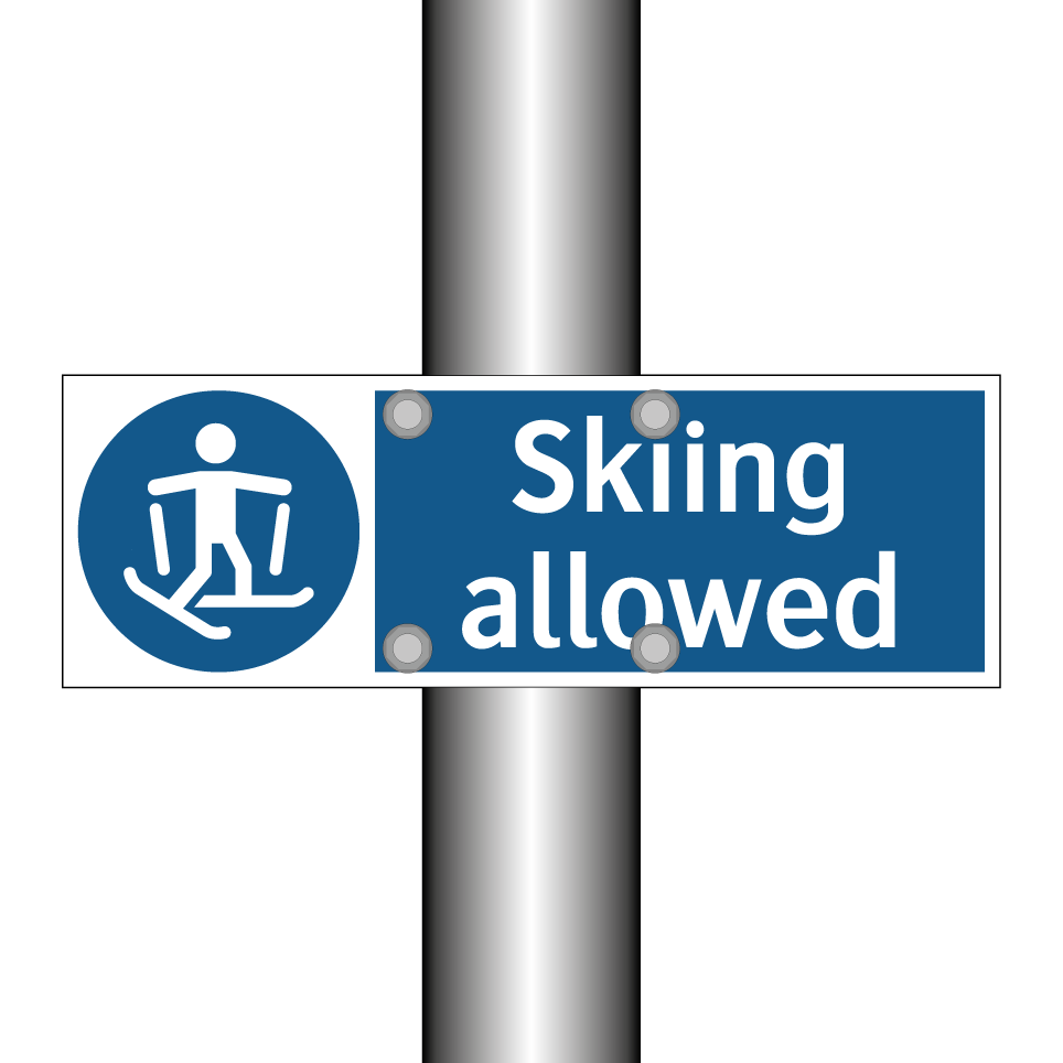Skiing allowed