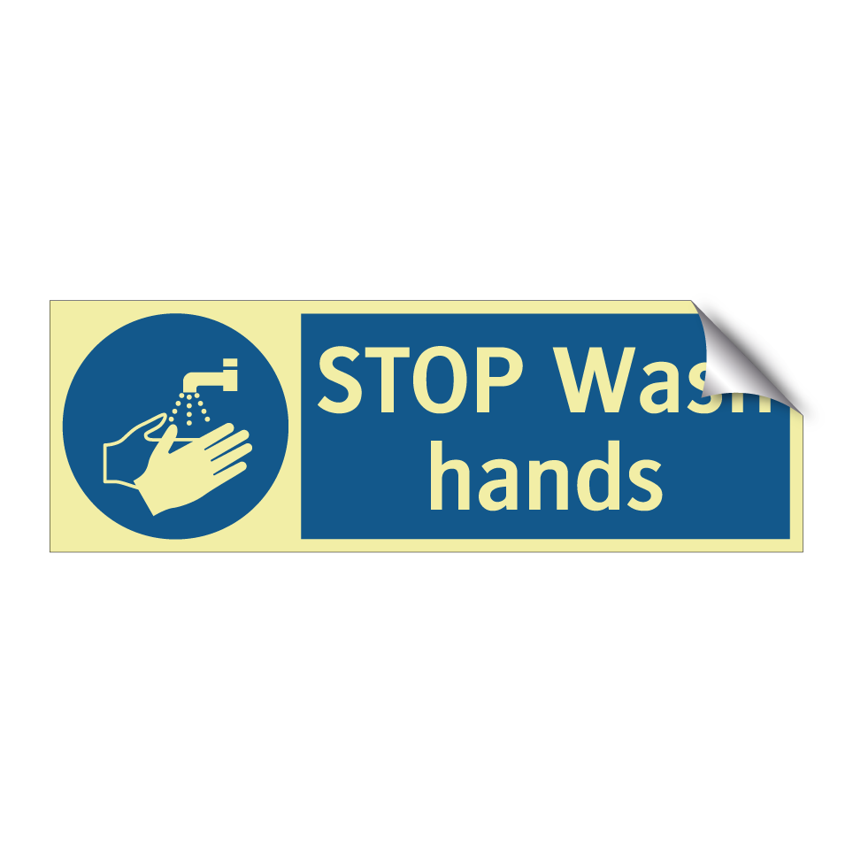 STOP Wash hands