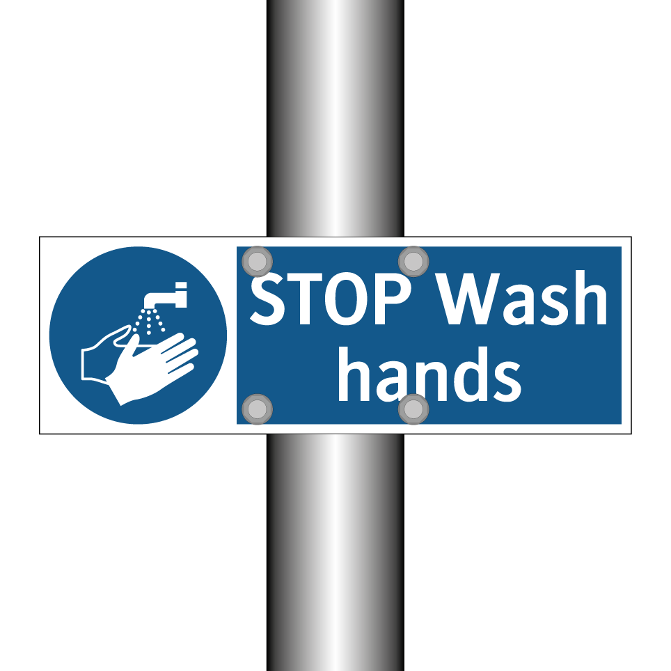 STOP Wash hands