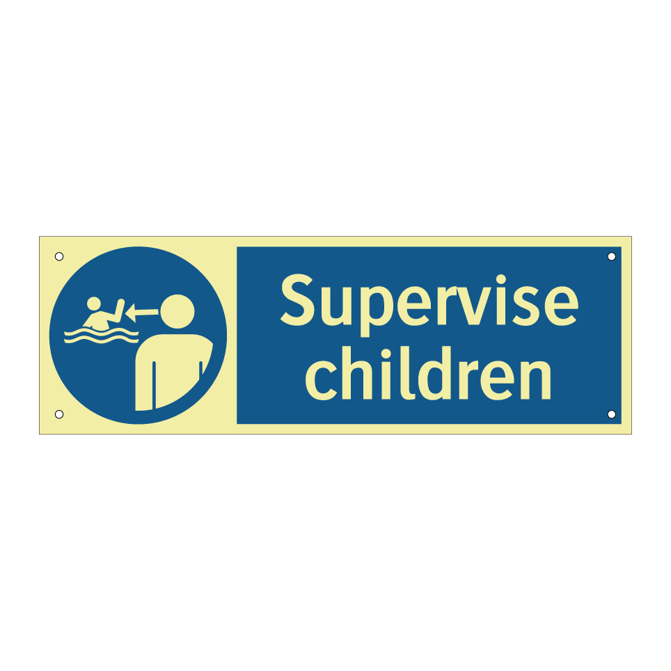 Supervise children