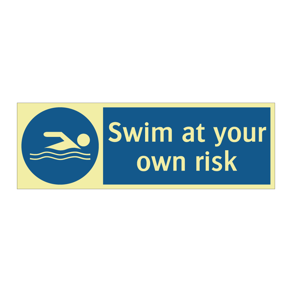 Swim at your own risk