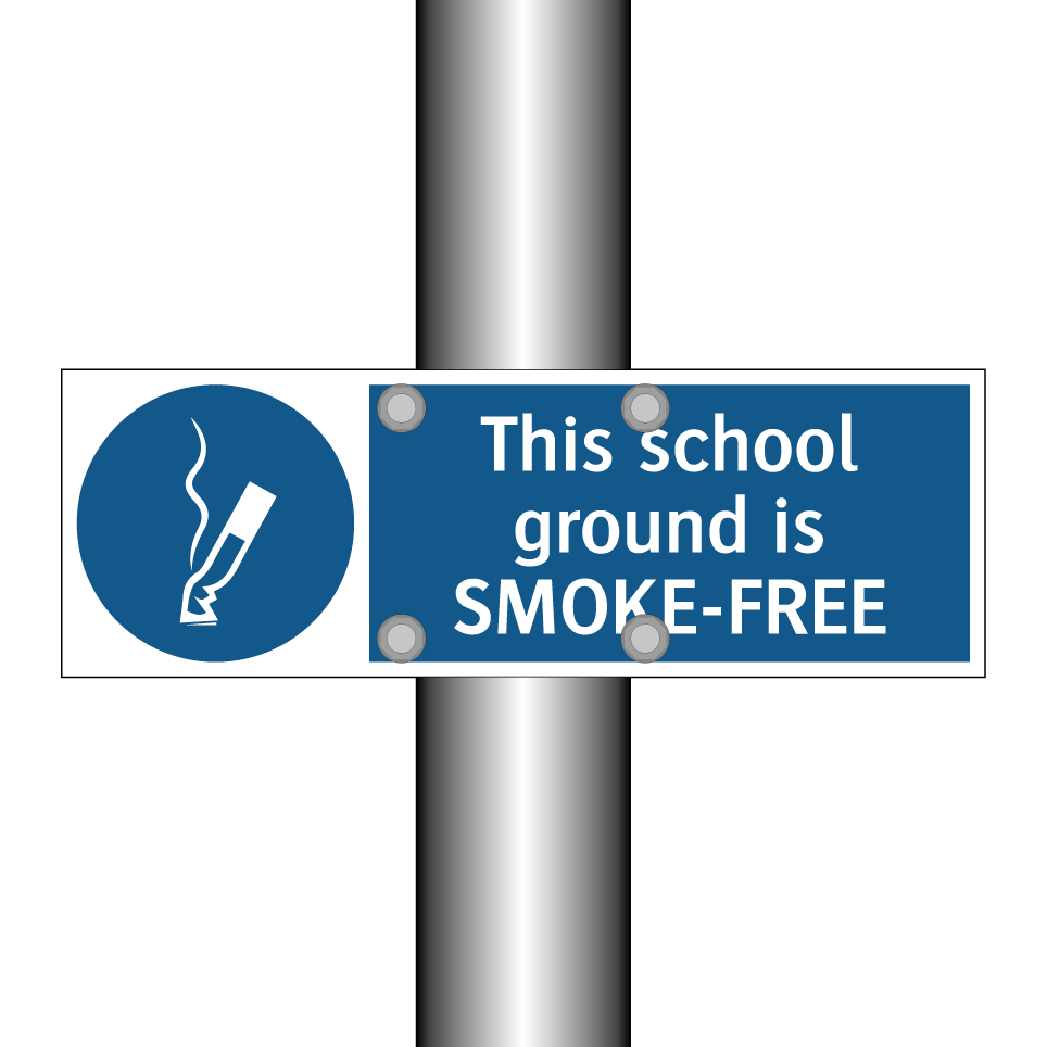 This school ground is SMOKE-FREE