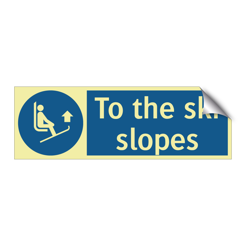 To the ski slopes