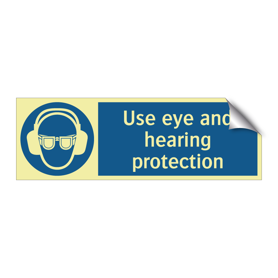 Use eye and hearing protection