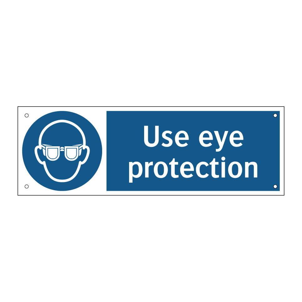 Use eye protection