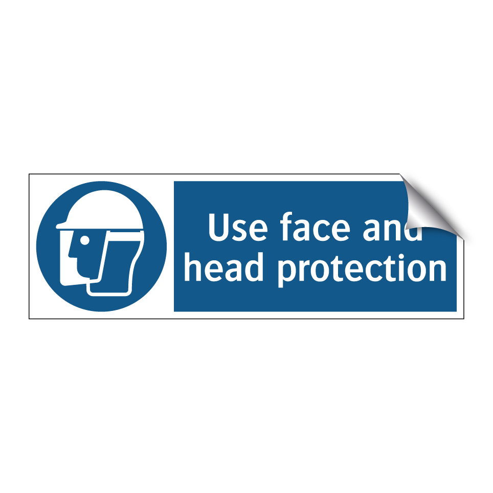 Use face and head protection