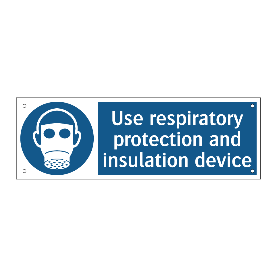 Use respiratory protection and insulation device