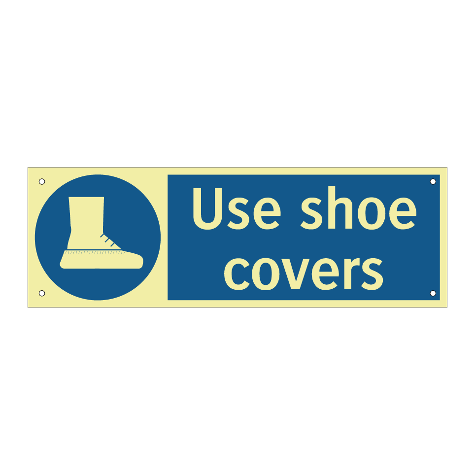 Use shoe covers