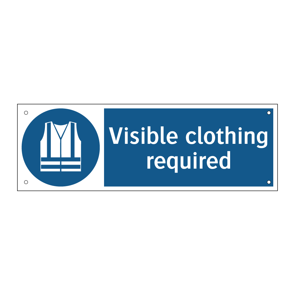 Visible clothing required