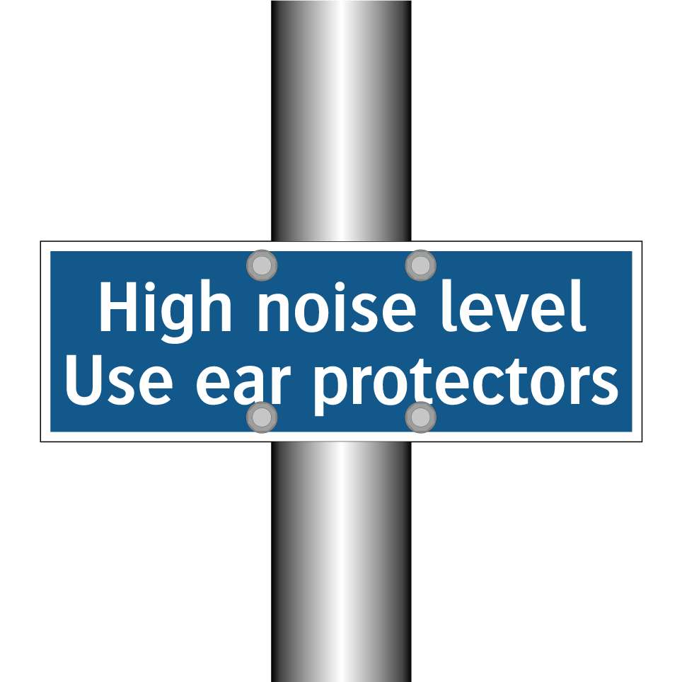 High noise level Use ear protectors