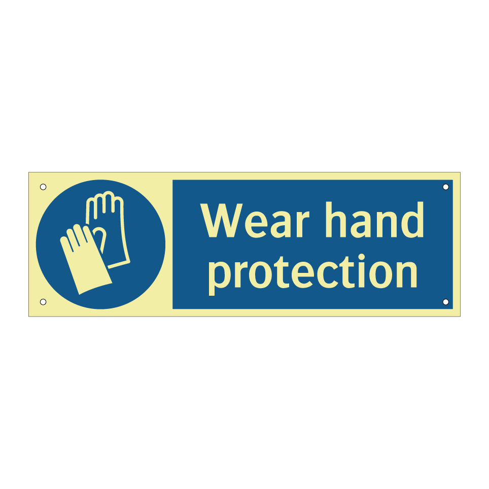 Wear hand protection
