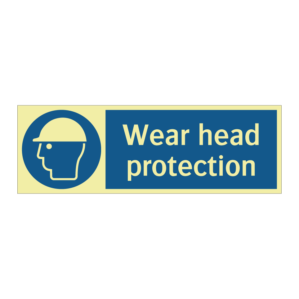 Wear head protection