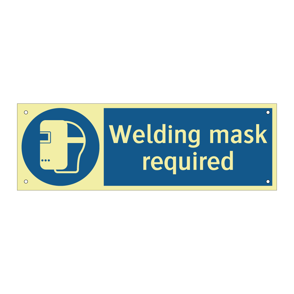 Welding mask required