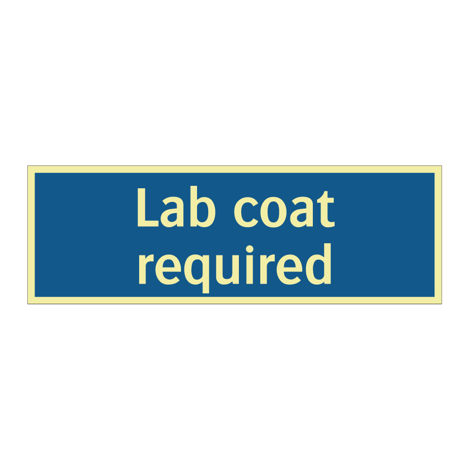 Lab coat required
