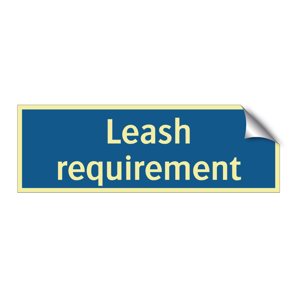 Leash requirement