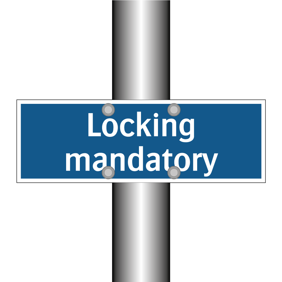 Locking mandatory