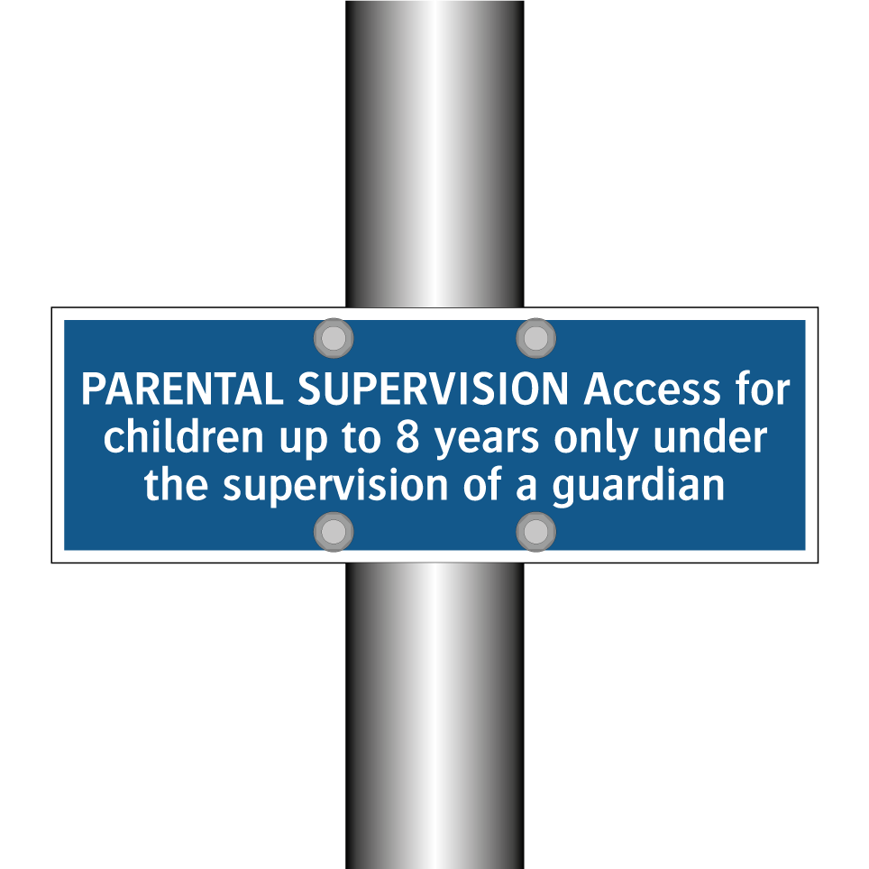 PARENTAL SUPERVISION Access for children up to 8 years only under the supervision of a guardian