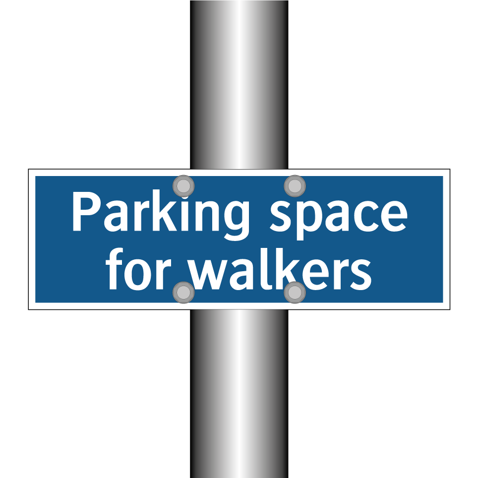 Parking space for walkers