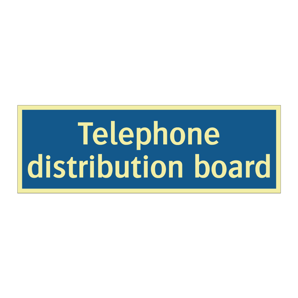 Telephone distribution board