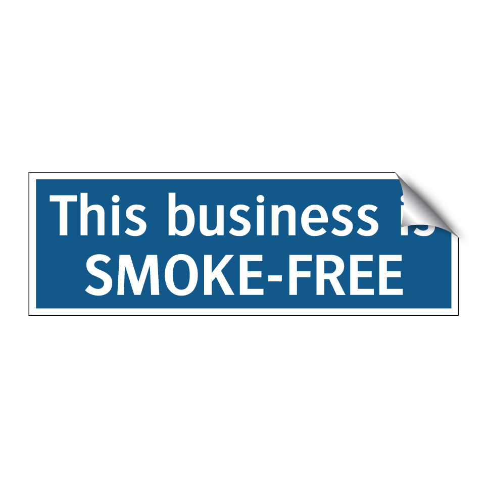 This business is SMOKE-FREE