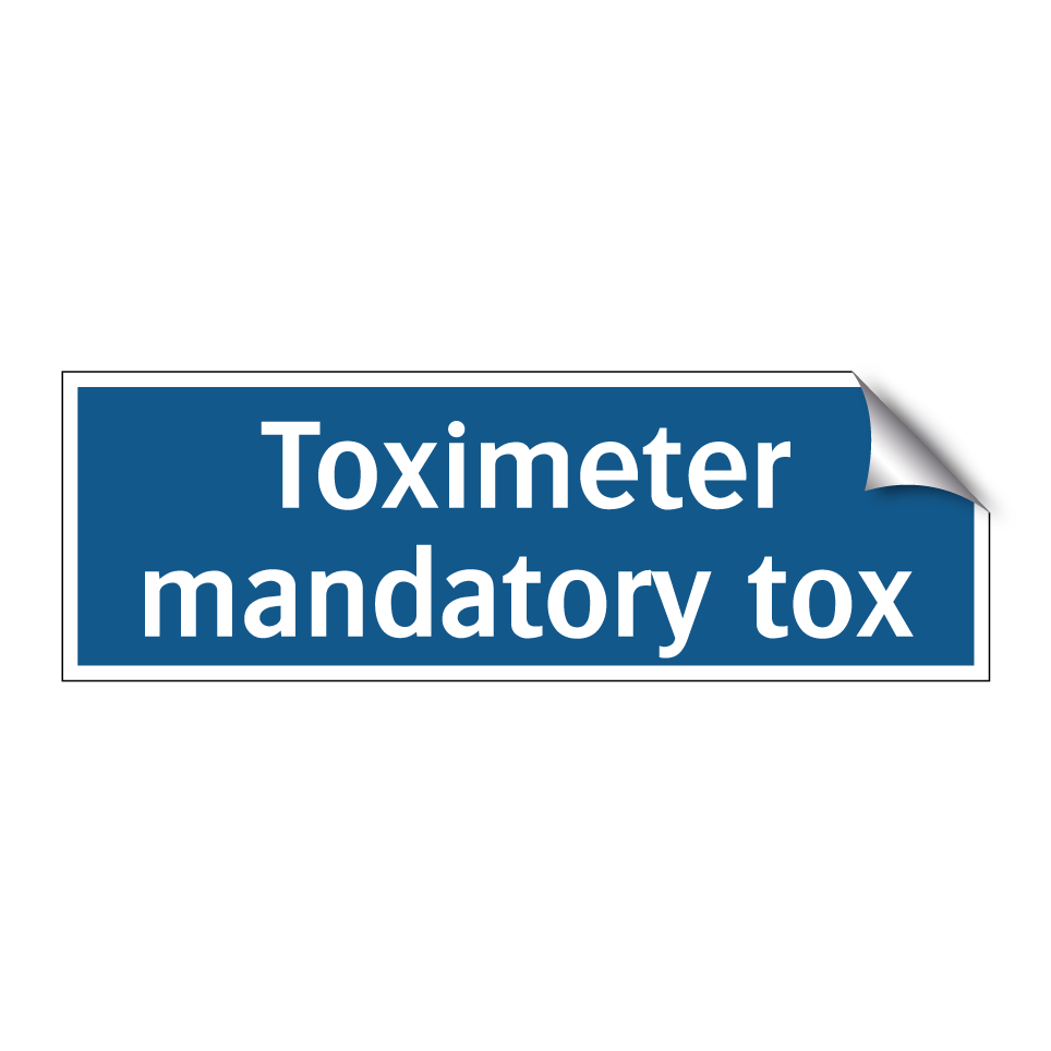 Toximeter mandatory tox